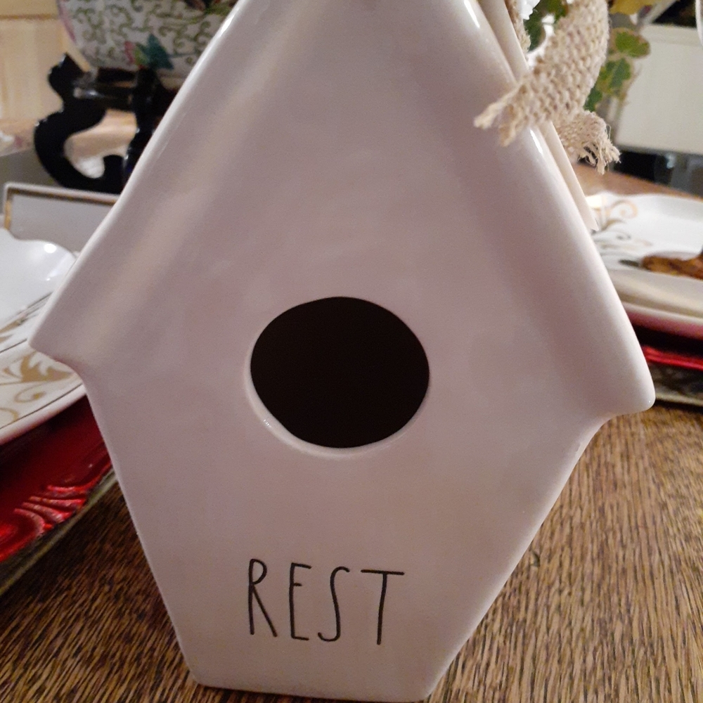 RAE DUNN BIRDHOUSE REST NEW